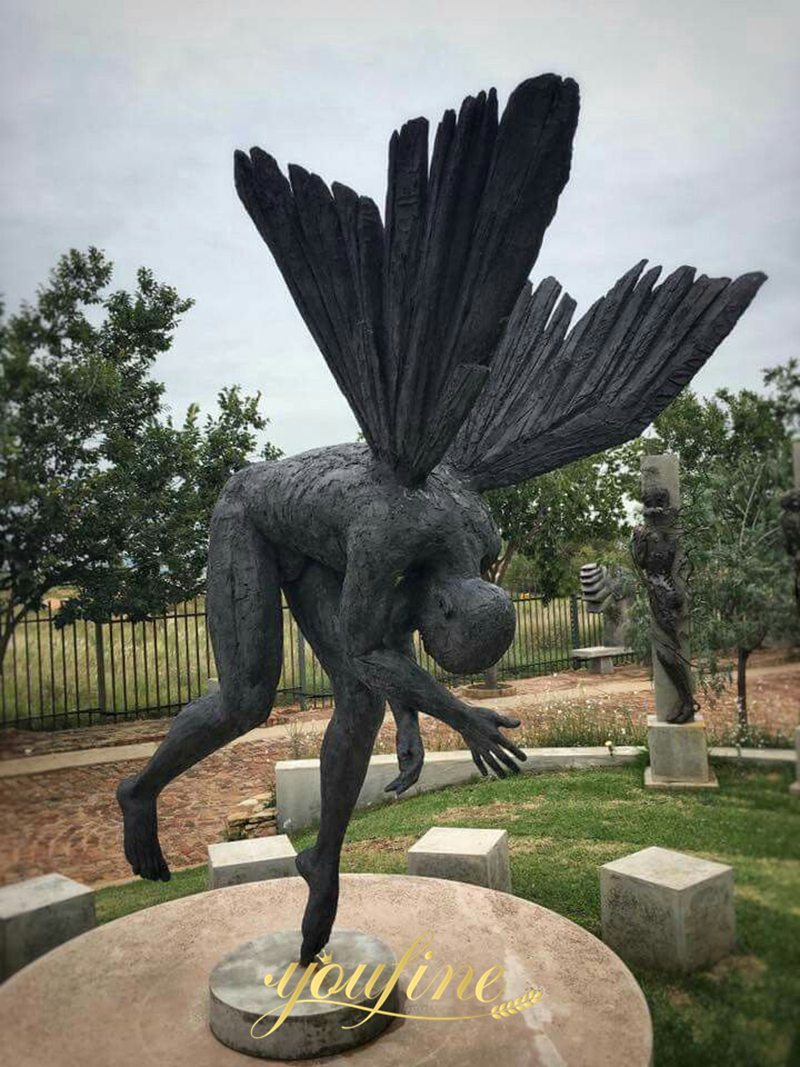 dark angel statue
